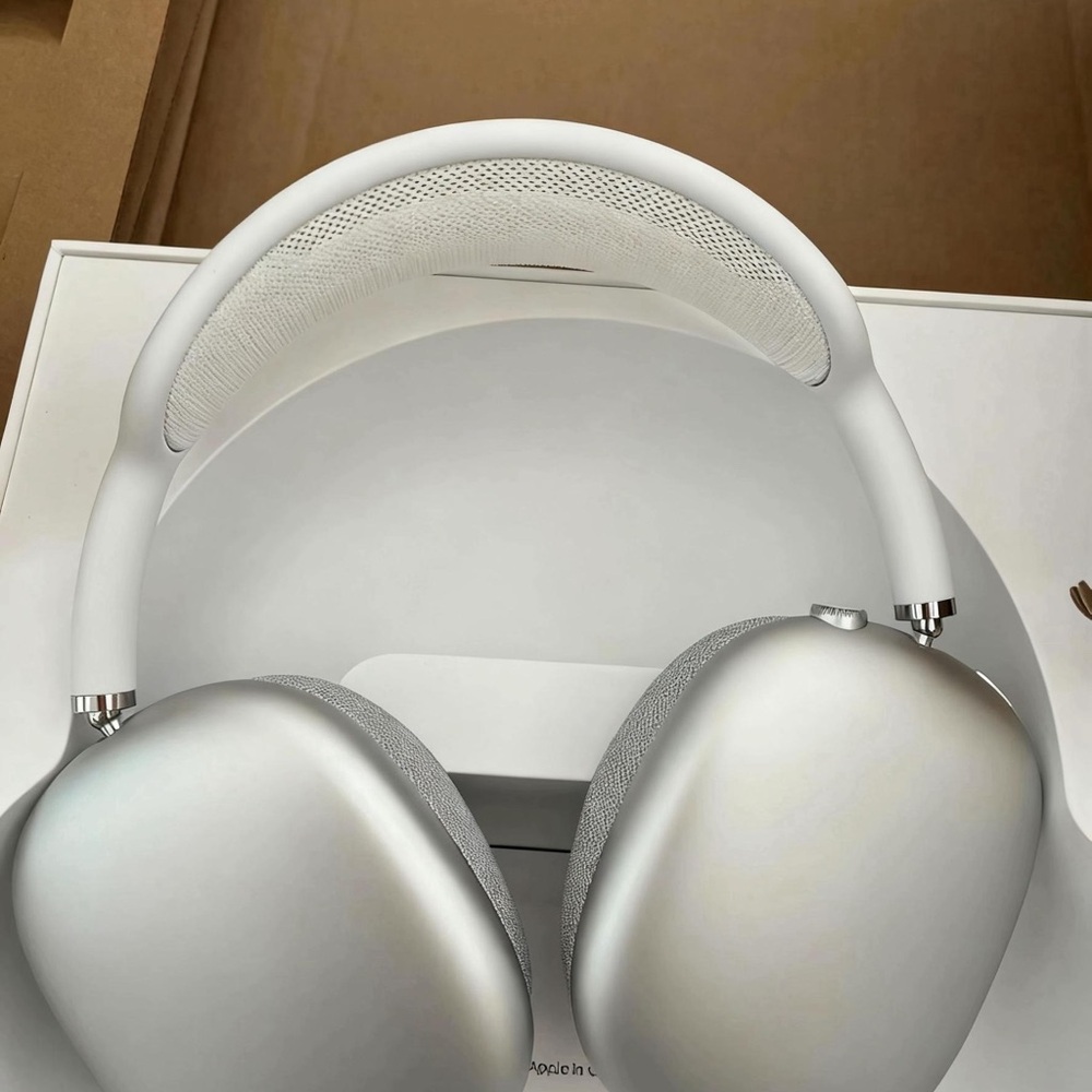 Apple Over-Ear Headphones - Silver and White